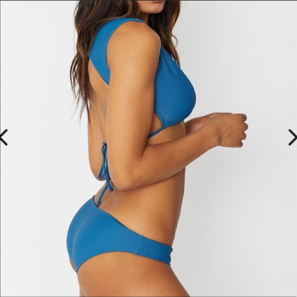Frankie’s Bikinis Shea Bikini Deep Sea Blue - Picture 2 of 4